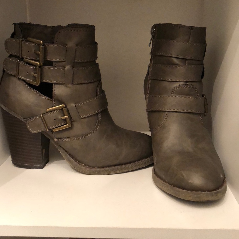 Grey Booties